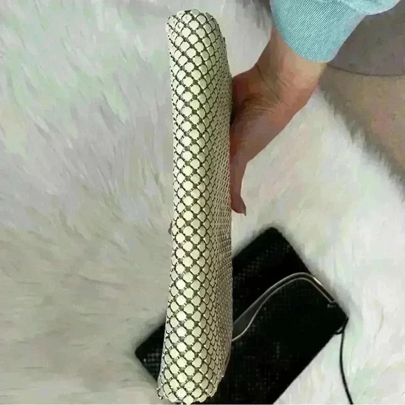 Vintage Enamel Pailette Metal Clutch Purses Bundle of 2 - Picture 8 of 16